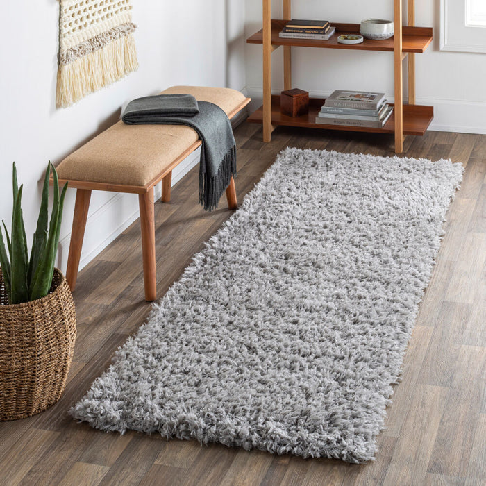 Angora Machinaal Geweven Vloerkleed — Medium Grijs | ANG-2302