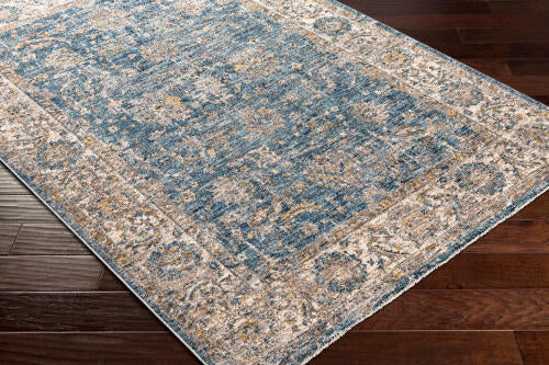 Livabliss Mirabel Machinaal Geweven Vloerkleed — Blauw / Beige | MBE-2305
