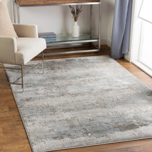 Brunswick Machinaal Geweven Vloerkleed — Grijs / Zand | BWK-2305