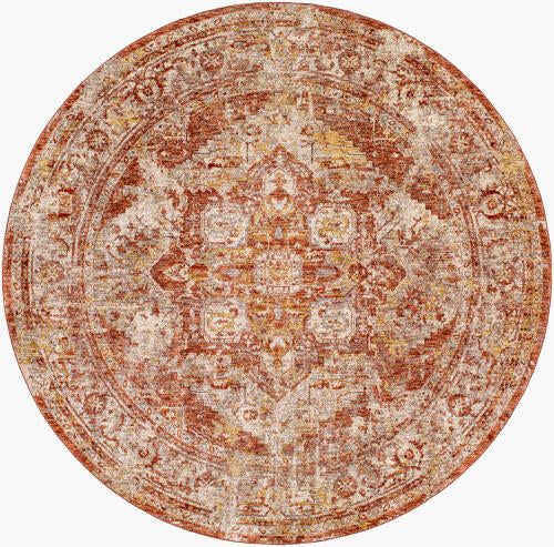 Livabliss Mirabel Machinaal Geweven Vloerkleed — Stoffig Koraal / Beige | MBE-2304