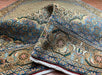 7'x10' Hand-Knotted Persian Beige/Teal Area Rug – KB Rugs 