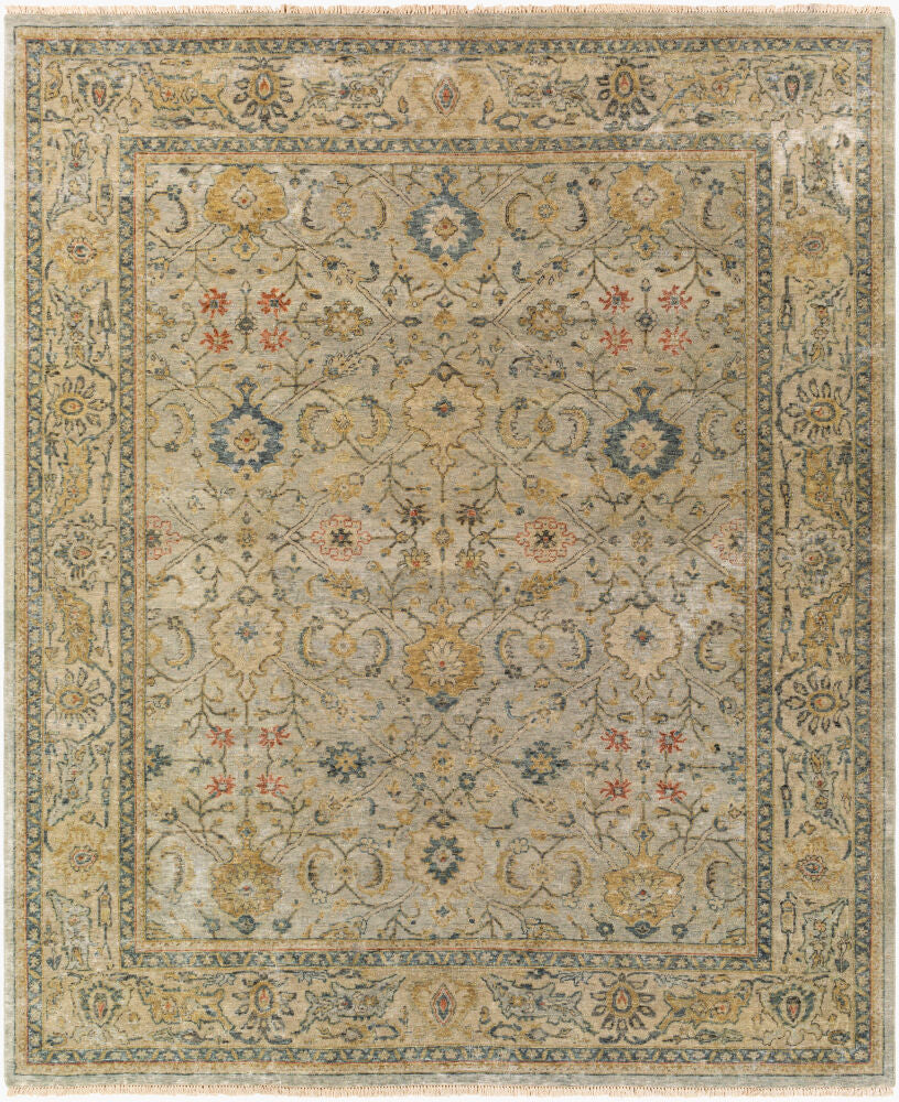 Anatolia Handgeknoopt Vloerkleed — Olijf / Tan | ANY-2300 - performance