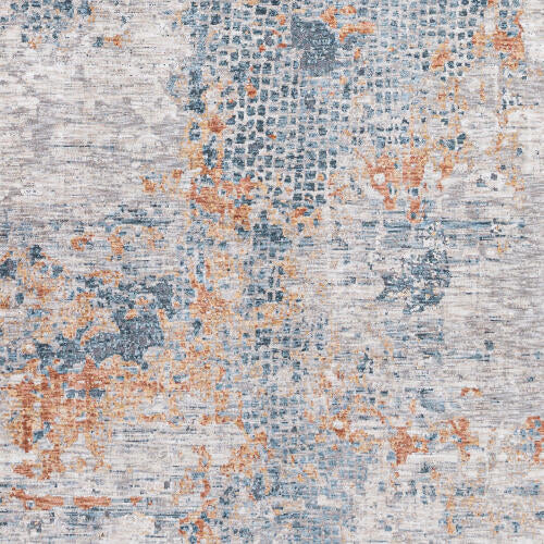 Livabliss Cardiff machinaal geweven vloerkleed — Blauw / Multi | CDF-2305