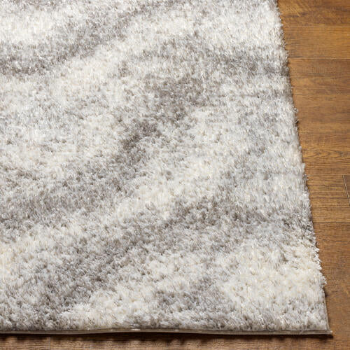 Cloudy Shag Machinaal Geweven Vloerkleed — Off-White / Grijs | CDG-2306 - performance