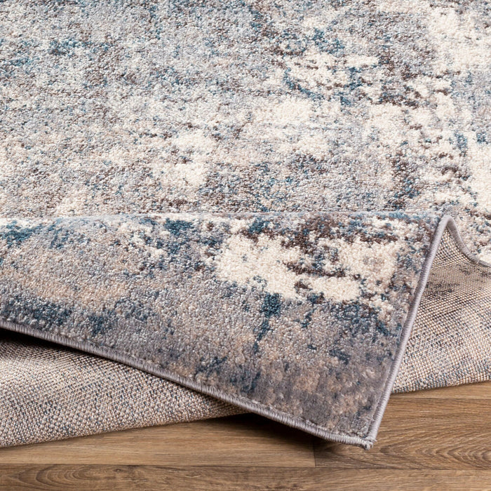 Ankara Machinaal Geweven Vloerkleed — Beige / Blauwgroen | AKR-2307