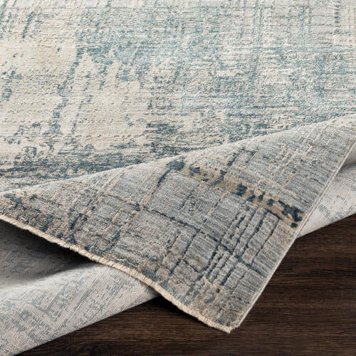Brunswick machinaal geweven vloerkleed — Lichtblauw / Taupe | BWK-2300 - construction