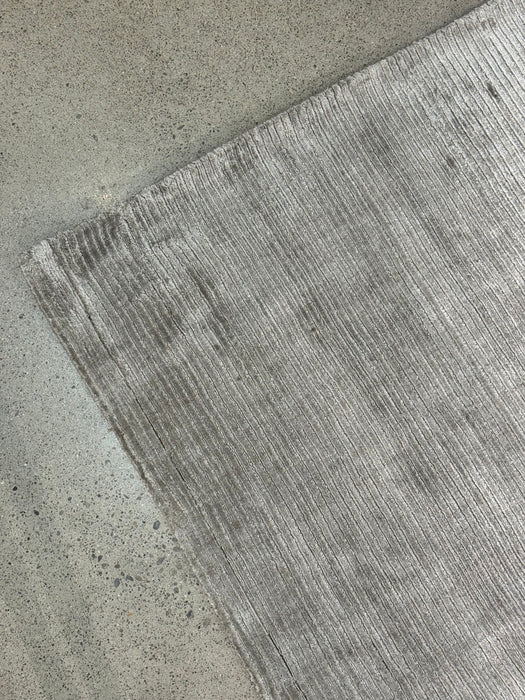 5’x8’ Handgeweven Nepalees wollen vloerkleed - Beige/Grijs