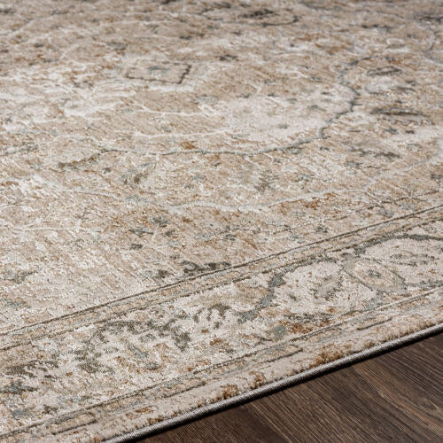 Brunswick machinaal geweven vloerkleed — Warm beige / Taupe | BWK-2312