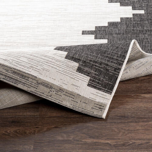 Livabliss  Eagean Machine Woven Rug — Charcoal / Ivory | EAG-2356 - construction