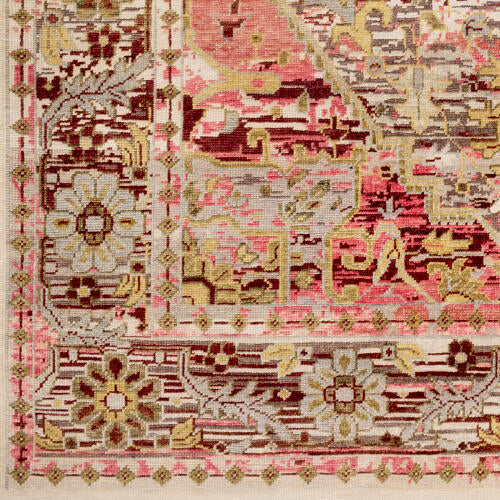 Cappadocia Handgemaakt Wollen Vloerkleed — Pruim / Olijf Multi | CPP-5021