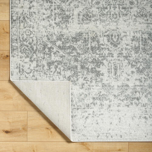 Livabliss Harput Machine Woven Rug — Light Gray / Ivory | HAP-1024 - construction