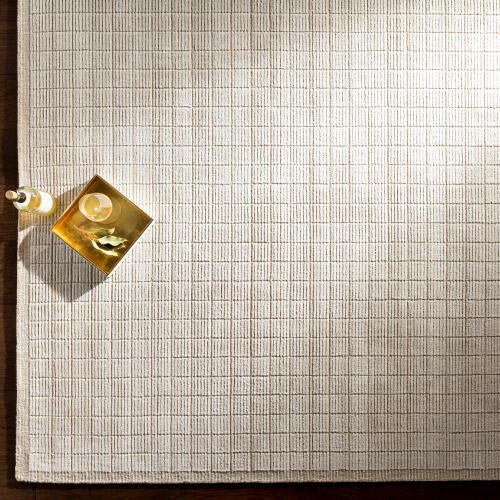 Carre Handgemaakt Vloerkleed — Lichtbeige / Crème | CCR-2300