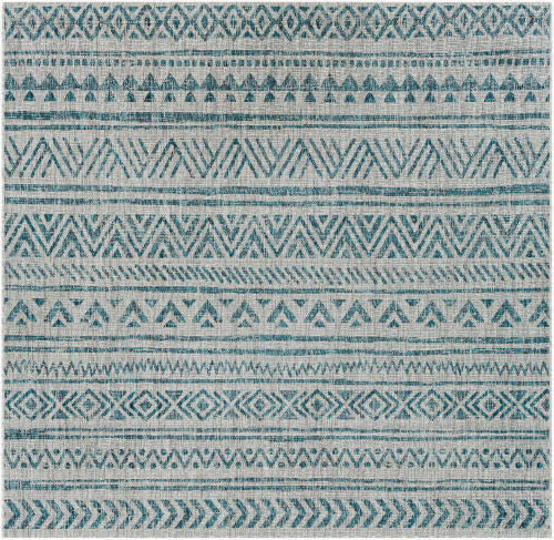 Livabliss Eagean Machinaal Geweven Vloerkleed — Talingblauw / Taupe | EAG-2307