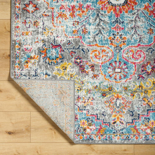 Livabliss Harput Machinaal Geweven Vloerkleed — Ivoor / Multi | HAP-1063 - construction