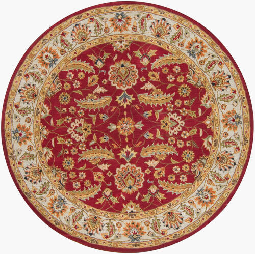 Caesar Handmade Wool Rug — Rust / Ivory Multi | CAE-1022