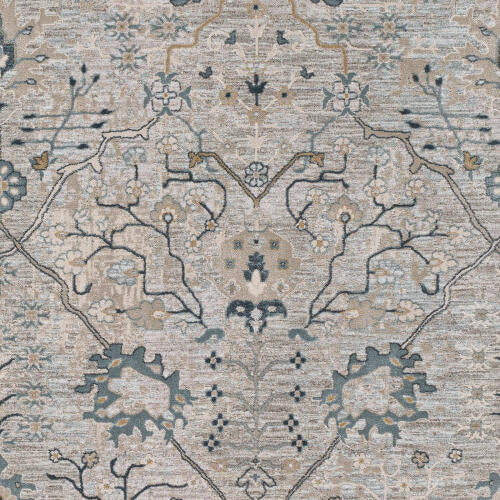Brunswick Machinaal Geweven Vloerkleed — Ivoor / Salie| BWK-2316