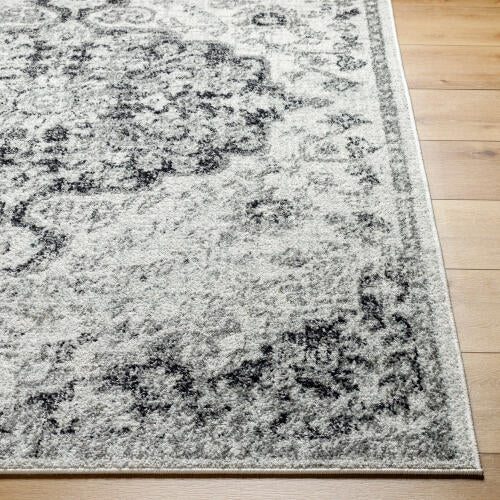 Livabliss Harput Machinaal Geweven Vloerkleed — Grijs / Ivoor | HAP-1061