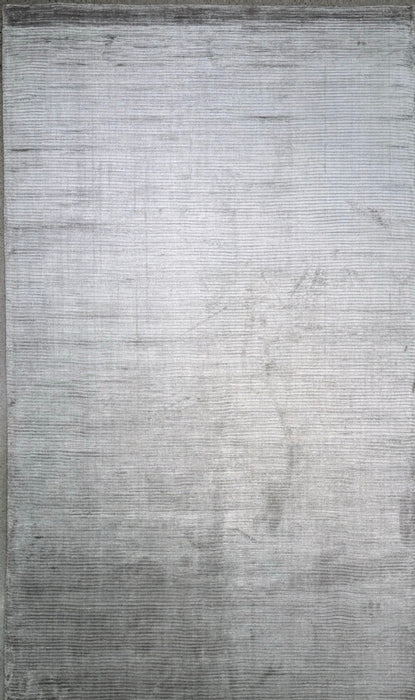 5’x8’ Handgeweven Nepalees wollen vloerkleed - Beige/Grijs