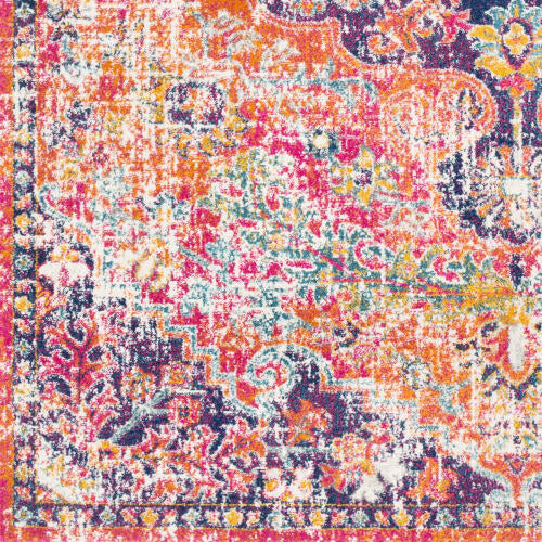 Livabliss Harput Machinaal Geweven Vloerkleed — Multi / Oranje | HAP-1062