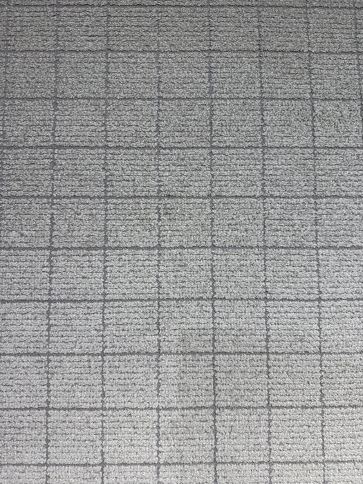 5’x8’ Trentino Hoogwaardig Machinaal Vervaardigd Vloerkleed - Ivoor/Grijs