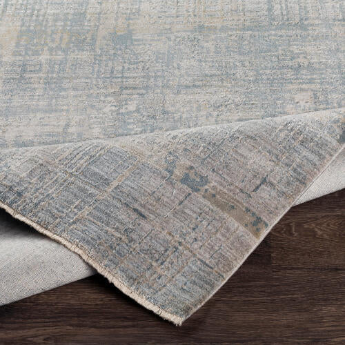 Brunswick Machine Woven Rug — Ice Blue / Taupe| BWK-2301