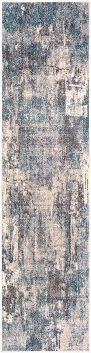 Ankara Machinaal Geweven Vloerkleed — Beige / Blauwgroen | AKR-2307