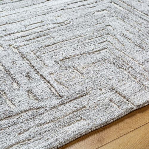 Calgary Handmade Rug — Light Gray / Silver | CGR-2302