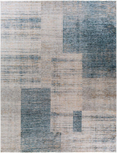 Livabliss Cardiff machinaal geweven vloerkleed — Blauw / Grijs | CDF-2312 - performance