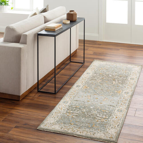Livabliss Dresden machinaal geweven vloerkleed — Mist / Ivory | DRE-2310