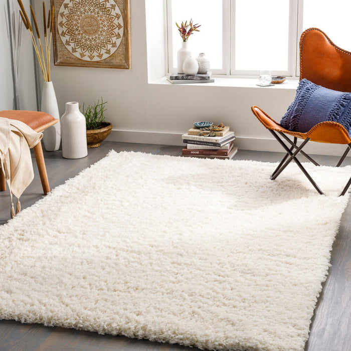 Angora Machinaal Geweven Vloerkleed — Crème | ANG-2304