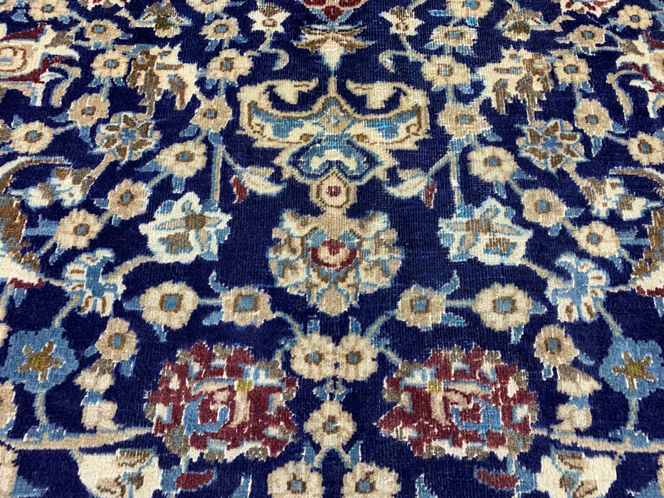 8'x10' Hand-Knotted Chobi Navy/Ivory Area Rug – KB Rugs