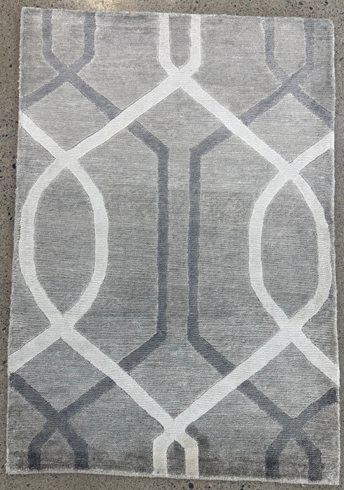60x90 cm handgeknoopt Nepalees vloerkleed van 100% wol