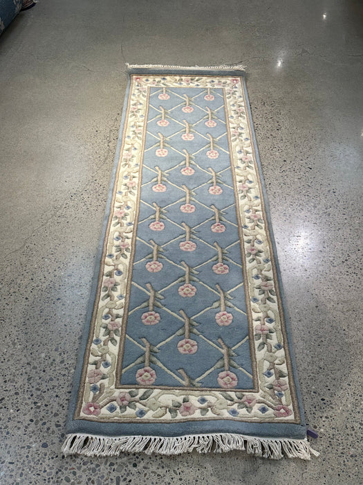 76 cm x 249 cm Nepalees, 100% wol, handgeknoopt
