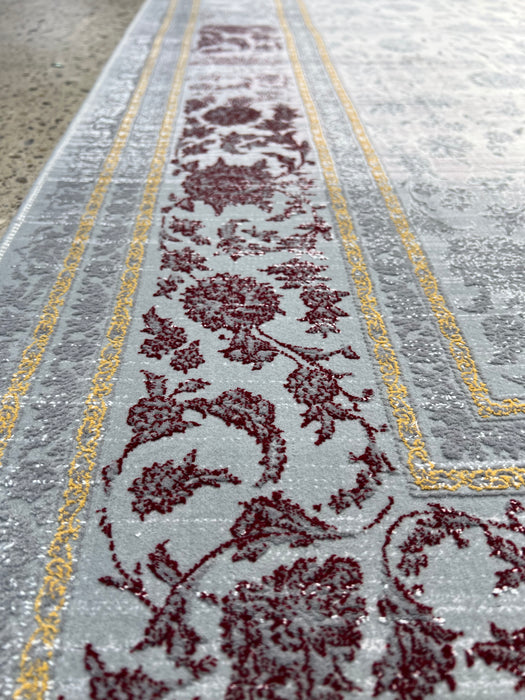 10'x13' Power-Loomed Persian Style Pink/Grey Area Rug – KB Rugs