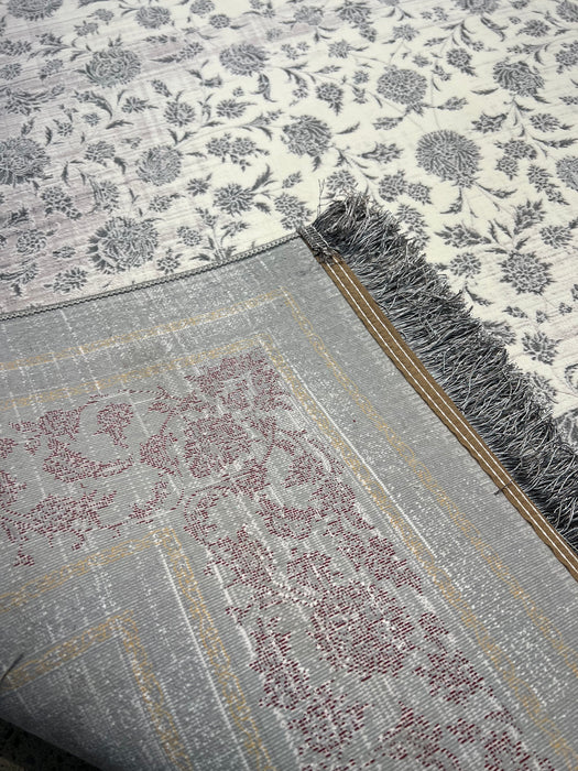 10'x13' Power-Loomed Persian Style Pink/Grey Area Rug – KB Rugs