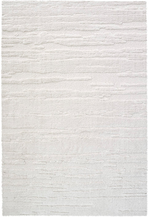 7'x10' Power-Loomed Modern Minimalist Style Ivory Rug – KB Rugs
