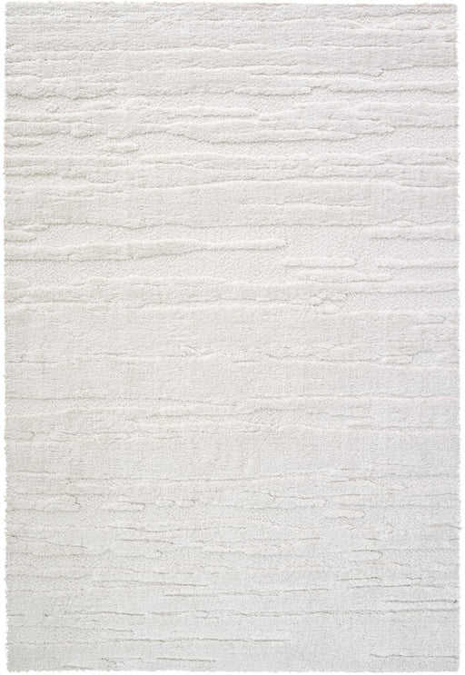 7'x10' Power-Loomed Modern Minimalist Style Ivory Rug – KB Rugs