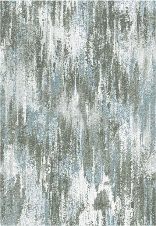 8'x10' Power-Loomed Abstract Modern Style Grey/Blue Area Rug – KB Rugs