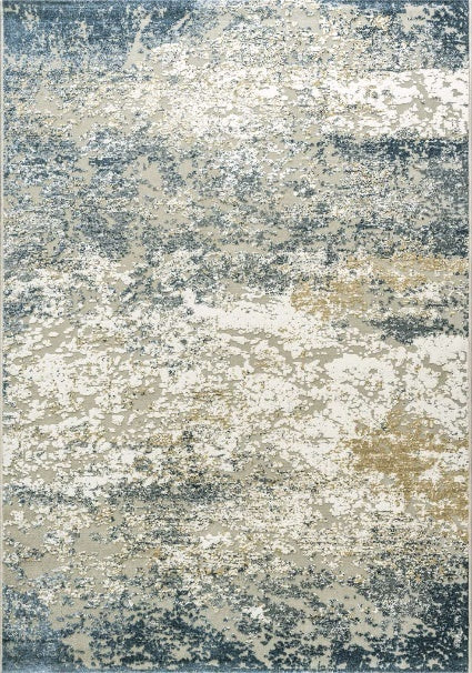 8'x10' Power-Loomed Contemporary Style Blue/Multi Area Rug – KB Rugs