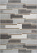 8'x10' Power-Loomed Modern Geometrical Style Brown and Grey Area Rug – KB Rugs