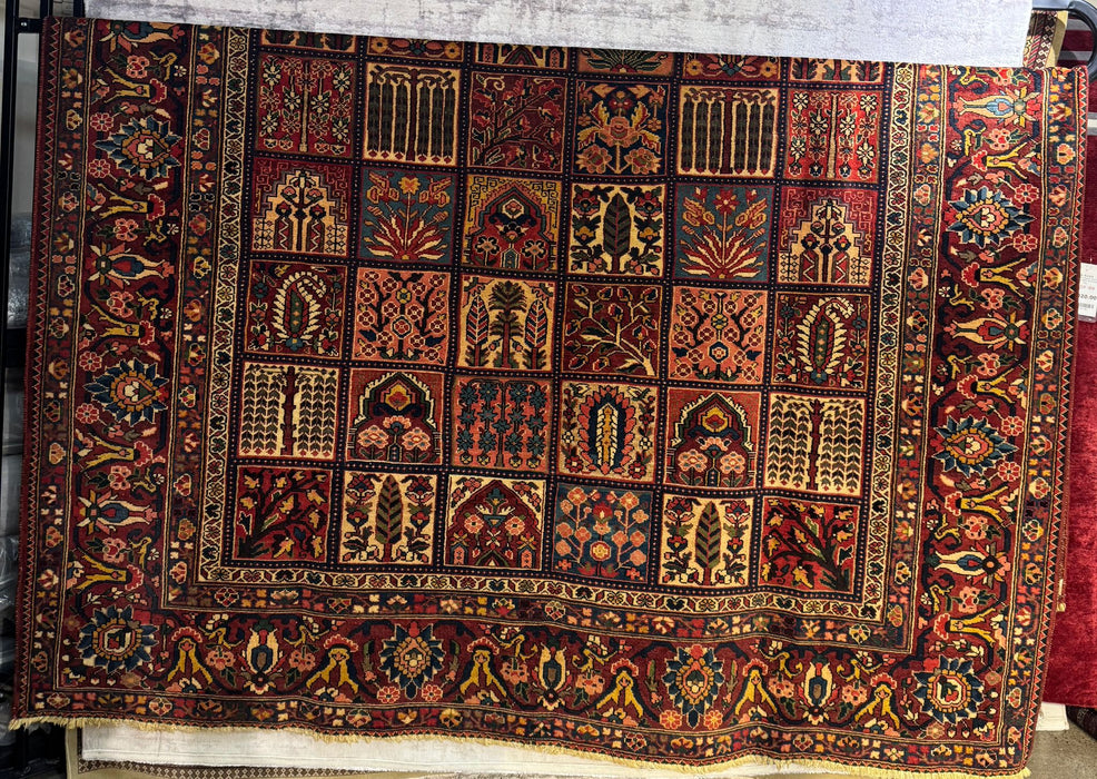 9'x12' Hand-Knotted Tribal Multi/Red Area Rug – KB Rugs
