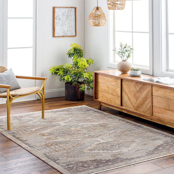 Aida Machinaal Geweven Vloerkleed — Beige / Taupe | AAD-2303