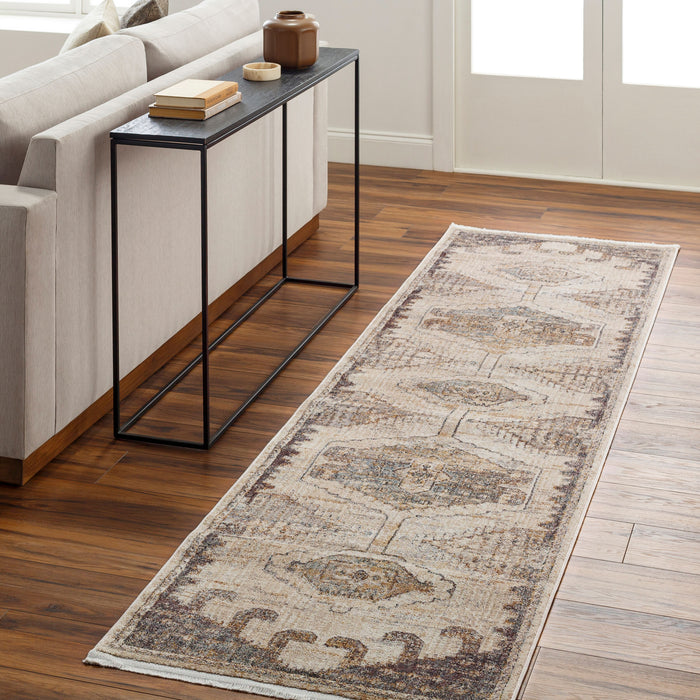 Aida Machinaal Geweven Vloerkleed — Beige / Taupe | AAD-2303