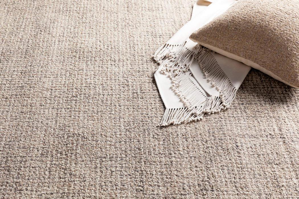 Aiden handgetuft wollen vloerkleed — Taupe | AEN-1005