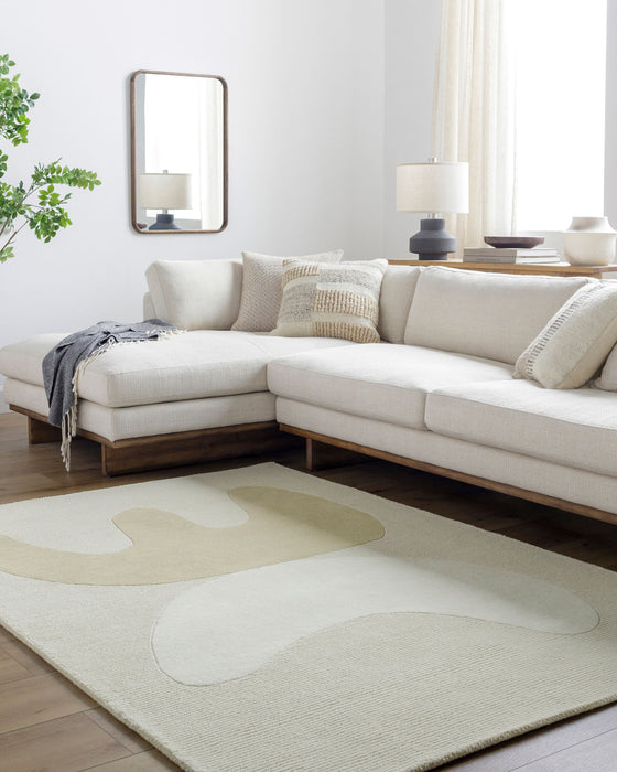 Jason Wu Balance wollen vloerkleed — Ivoor/Zand | JSW-1006