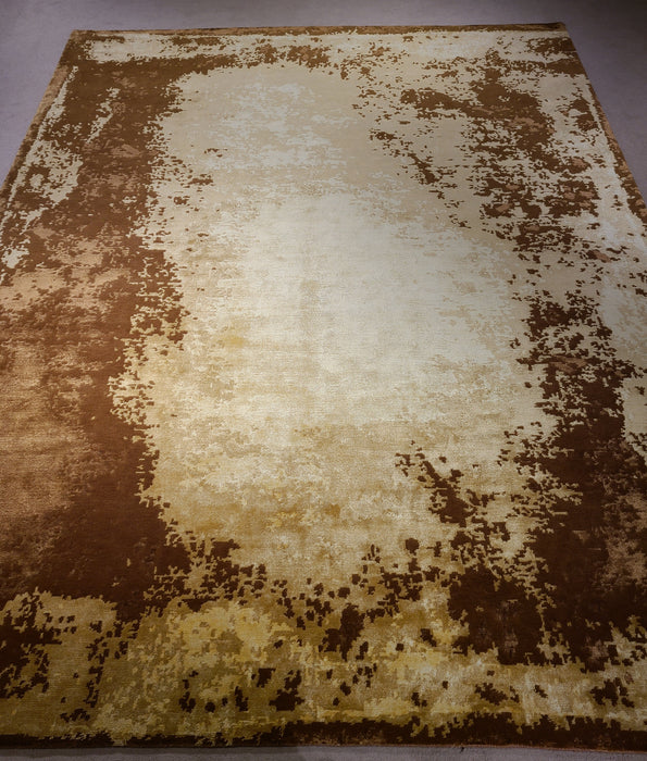 9'x12' Hand-Knotted Nepali Brown/Beige Area Rug – KB Rugs