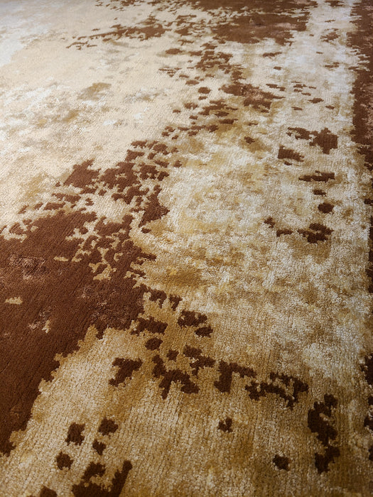 9'x12' Hand-Knotted Nepali Brown/Beige Area Rug – KB Rugs
