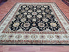 8'x10' Hand-Knotted Chobi Black/Ivory Area Rug – KB Rugs