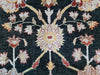 8'x10' Hand-Knotted Chobi Black/Ivory Area Rug – KB Rugs