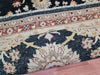 8'x10' Hand-Knotted Chobi Black/Ivory Area Rug – KB Rugs